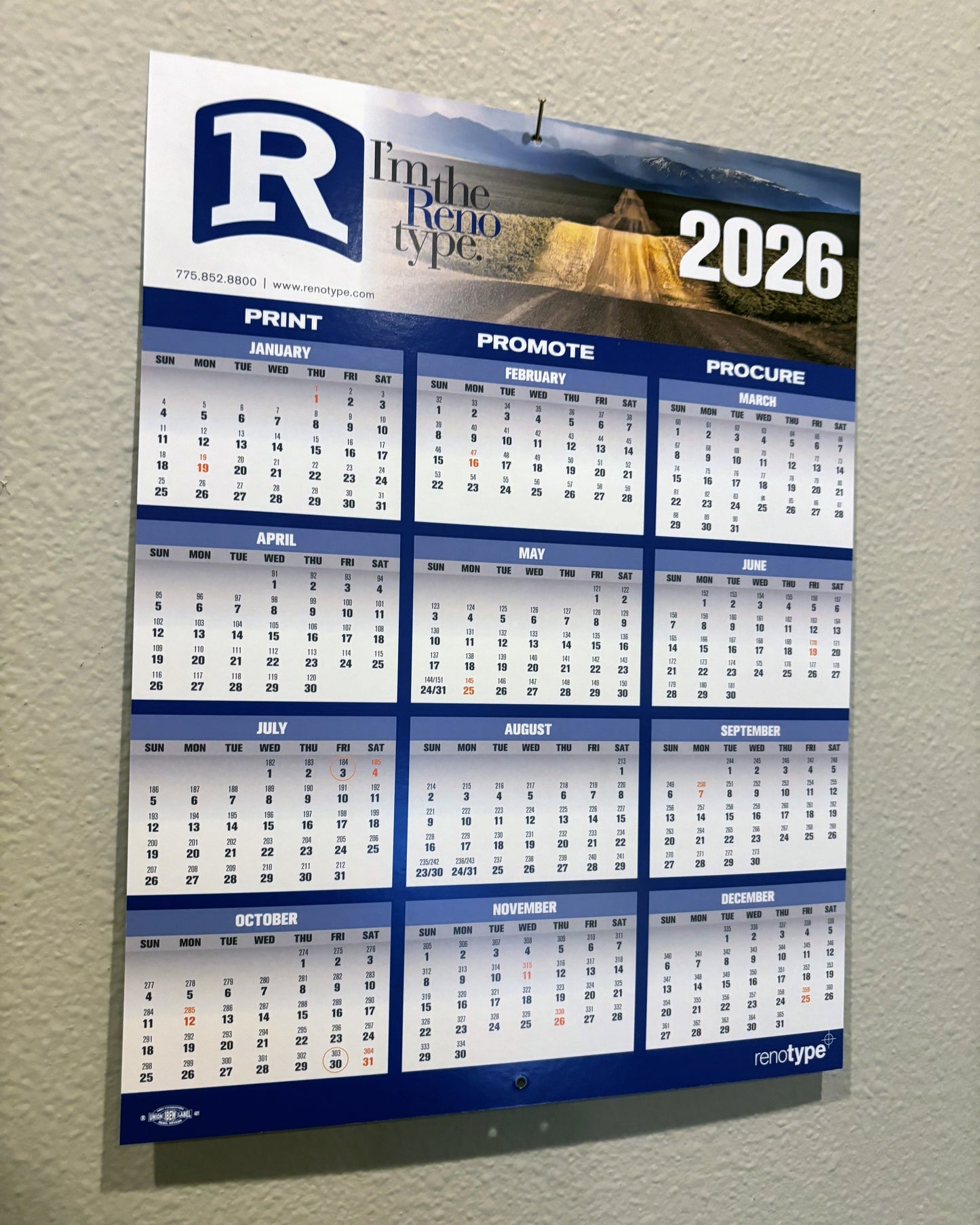 26-27 Utility Calendar